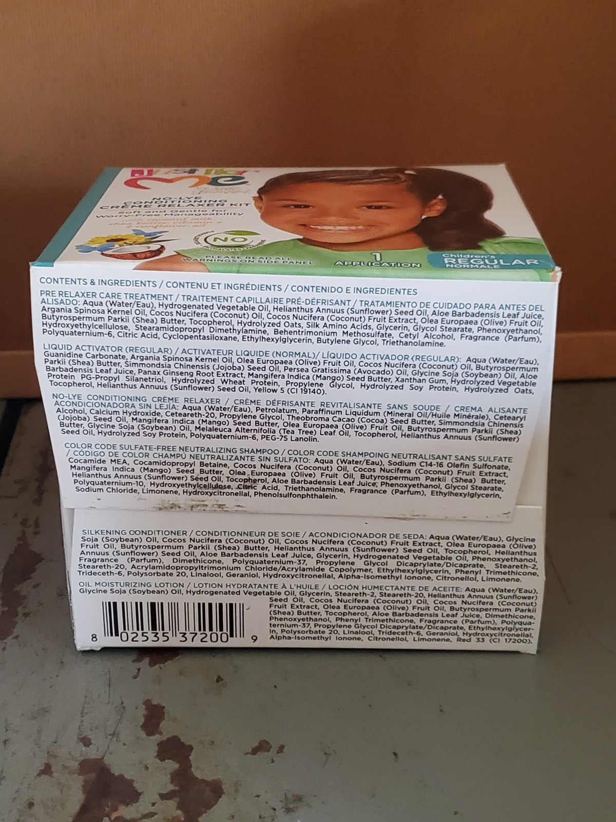 (BB 11/28) Just For Me No-Lye Conditioning Creme Relaxer Kit Children’s Regular