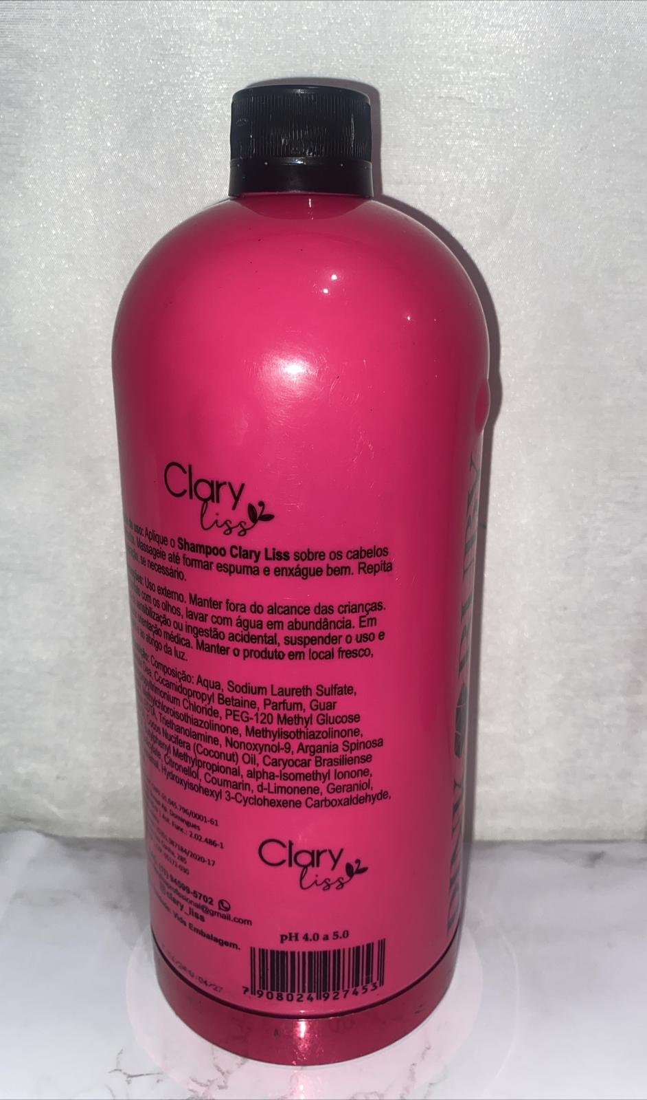 Pink Ruby- Professional Organic Straightening Shampoo 1liter