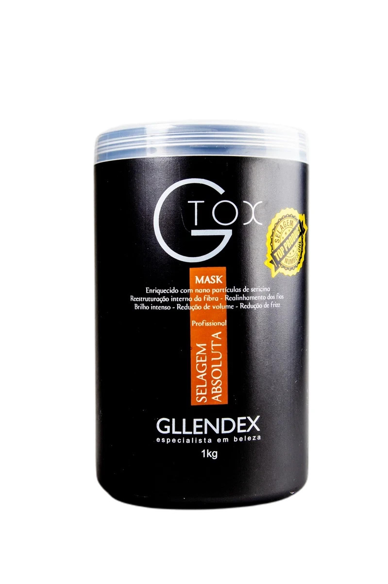Absolute Sealing Mask GTOX Professional Hair Treatment G-tox 1Kg Gllendex