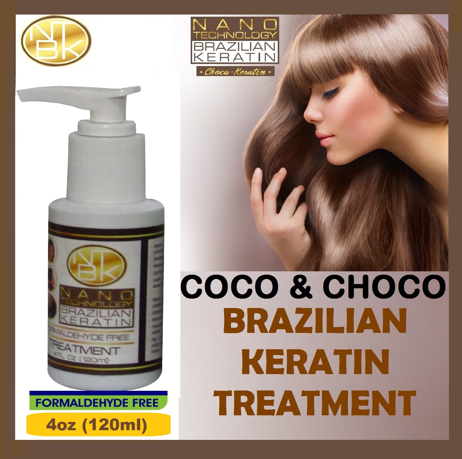 A. 1 Brasilian Keratin Formaldehyde bottle 4oz for Medium Curled Hair