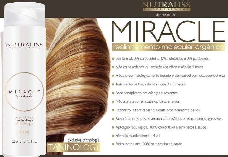 Nutraliss Miracle Brazilian Nano Protein Formaldehyde-Free Keratin