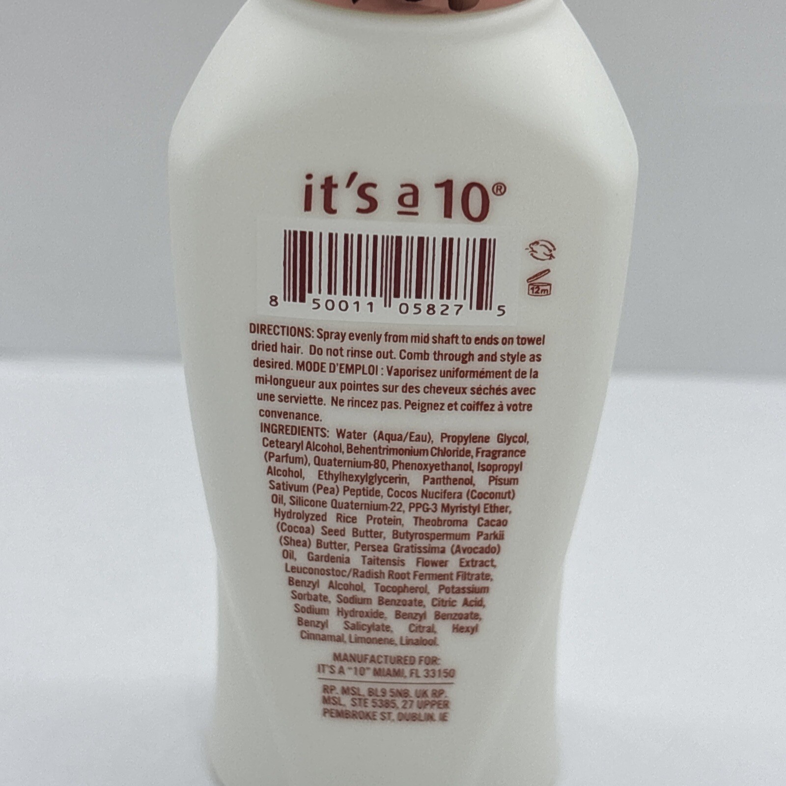NEW It’s A 10..COILY Miracle Leave-In Hair Product Travel Size 59ml/2oz AUTHNTIC