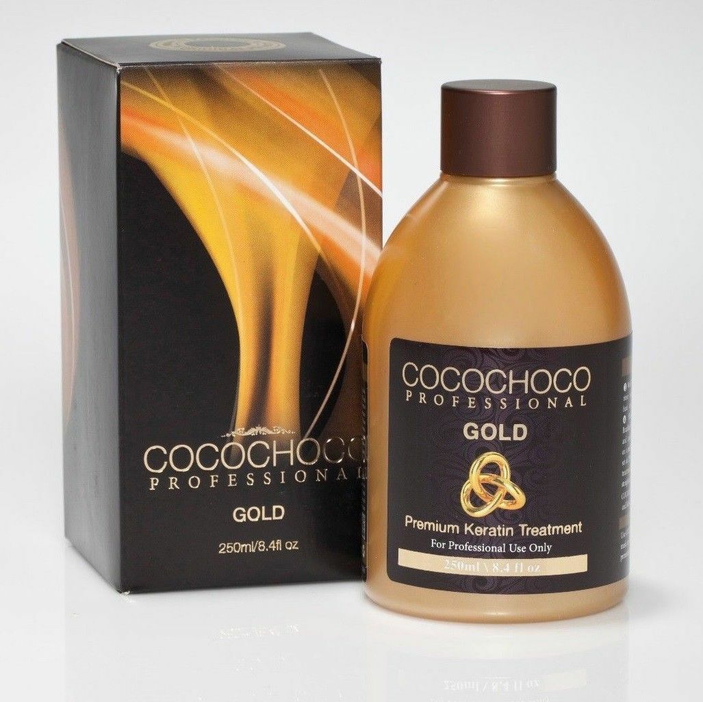 ❤❤ COCOCHOCO Pro GOLD Brazilian Keratin Hair Treatment 250ml + REPAIR Mask 250ml