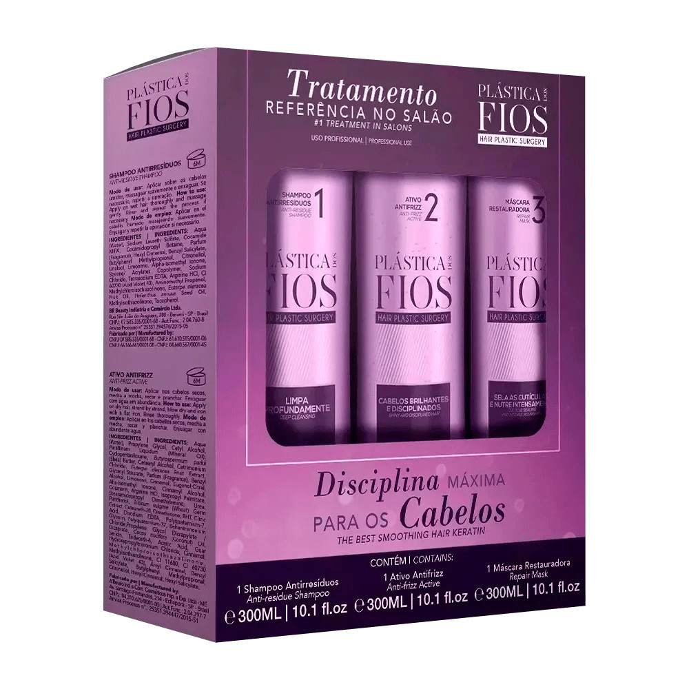 Cadiveu Plastica Dos Fios Brazilian Keratin Hair Treatment Choose Your Kit