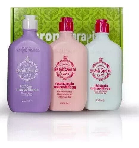 Chronotherapy Hydration + Nutrition + Reconstruction, Gold Spell Kit 3x250ml