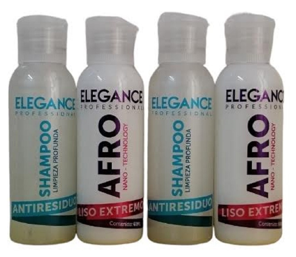 2 Kits Elegance Afro Hair Surgery 2oz (60ml) – Professional Extreme Straightenin