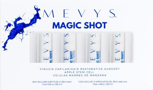 Mevys Magic Shot Apple Stem Cell Serum For Hair 0.66 oz / 20 ml – Box of 6 Vials