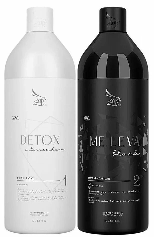 Zap Me Leva Keratin Brazilian Hair Treatment Straightening Progressive 2X1L