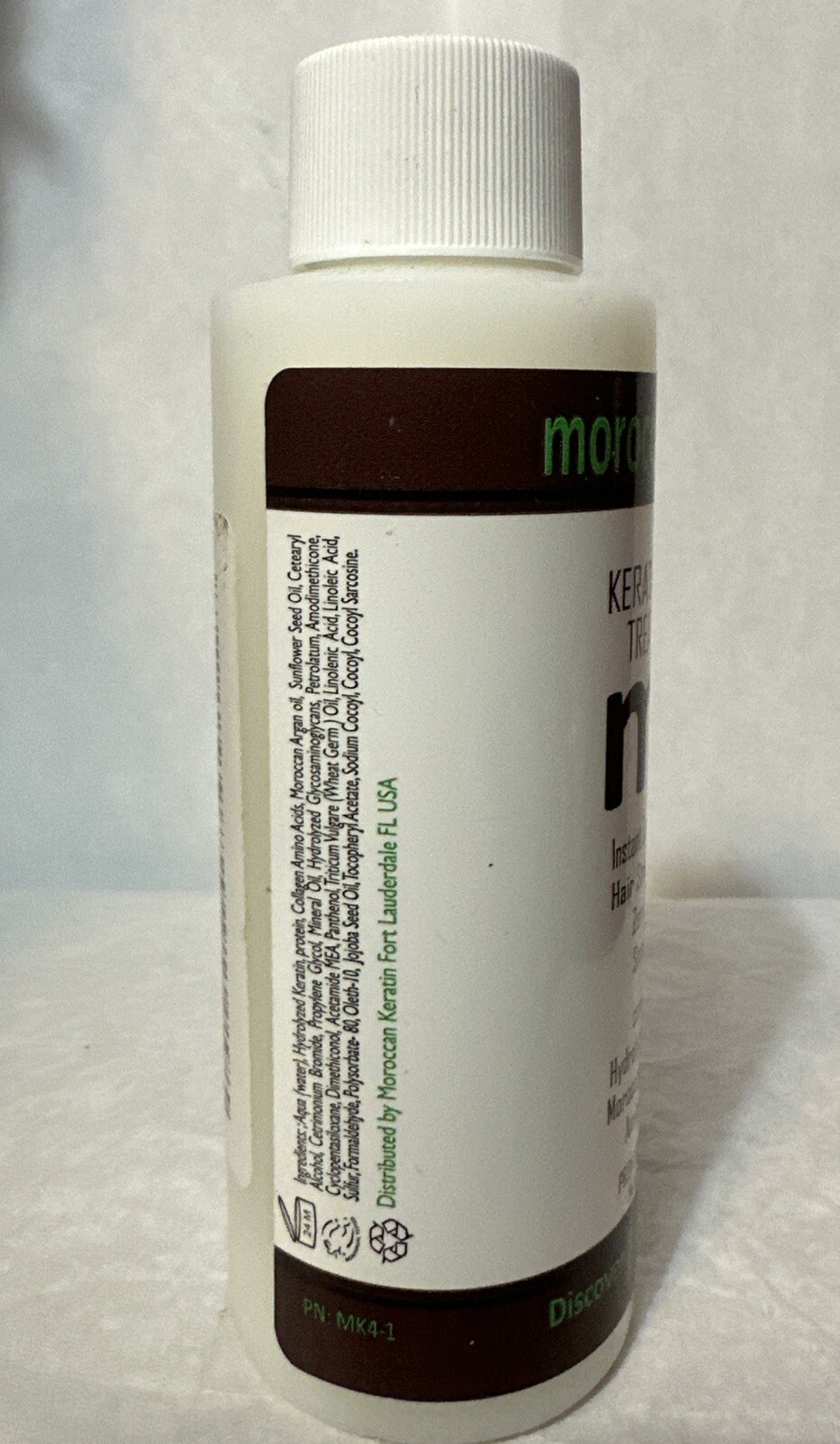 Moroccan Keratin-Keratin Hair Treatment-Instant Damage Repair-120ml-Exp: 7/26