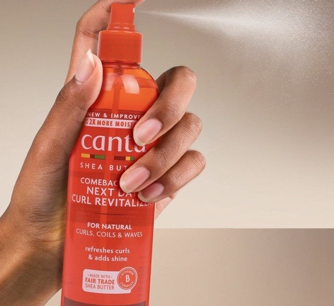 Cantu Shea Butter Comeback Curl Next Day Revitalizer 12 Oz 3 Pack New