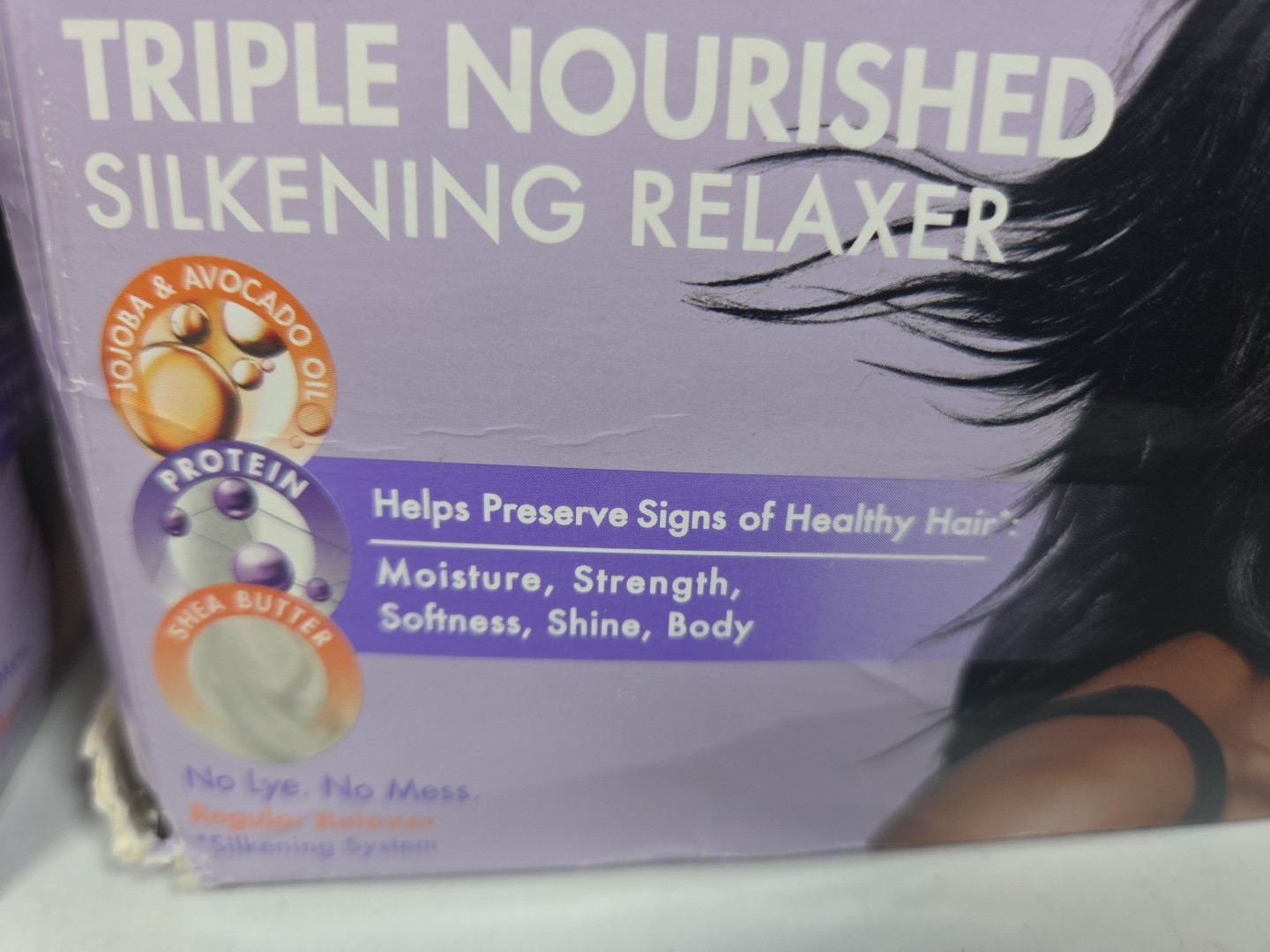 2 Pack-Softsheen-Carson Dark and Lovely Triple Nourished Silkening Relaxer No-Ly