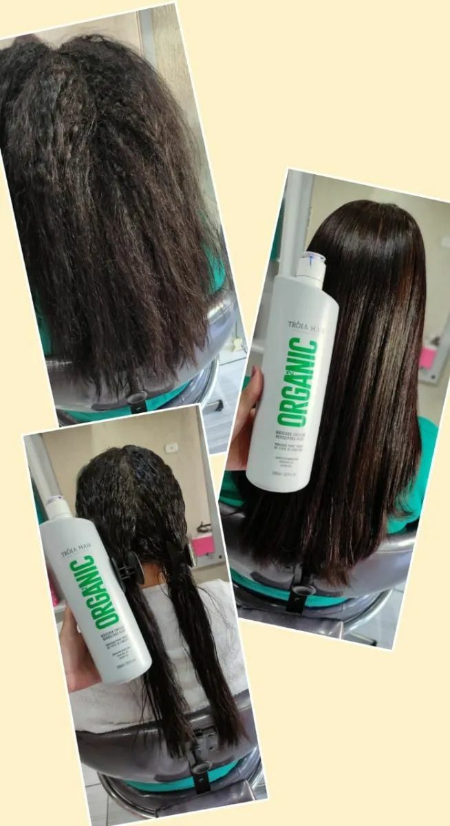 Troia Hair Organic Brazilian Keratin Treatment Progressive Brush Super Hair 2L