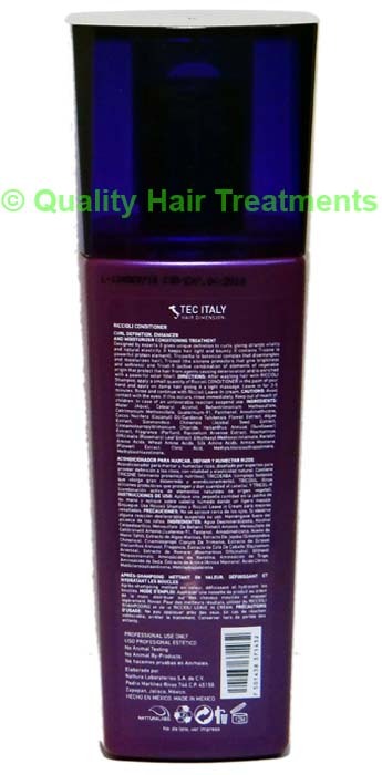 Tec Italy Riccioli Conditioner, Curl Definition, Enhancer & Moisturizer 10.1 oz