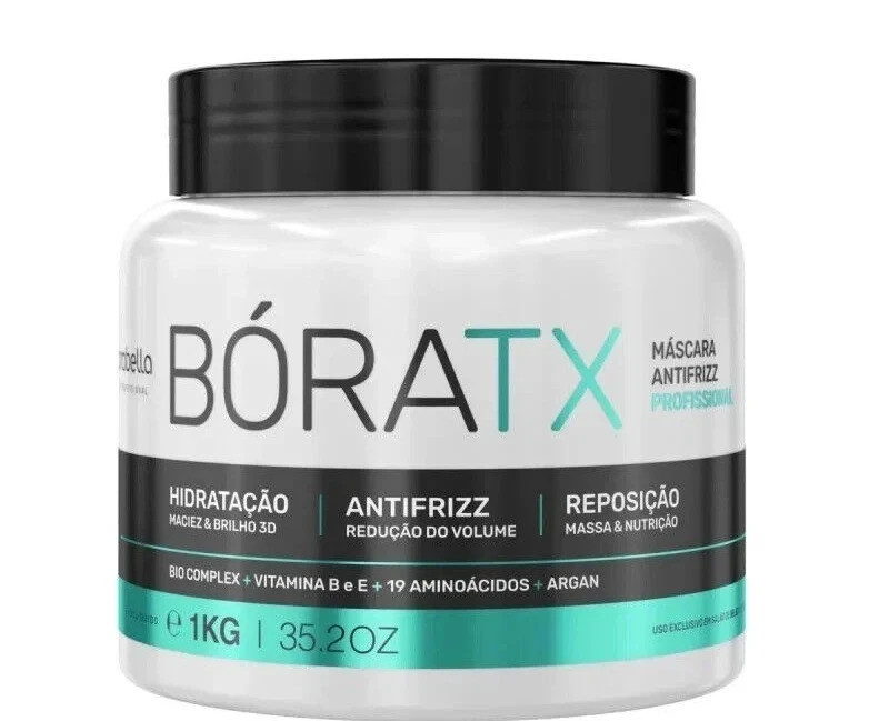 Borabella Boratx Organic 1kg – 35.2oz Brazilian Hair Volume Reduction