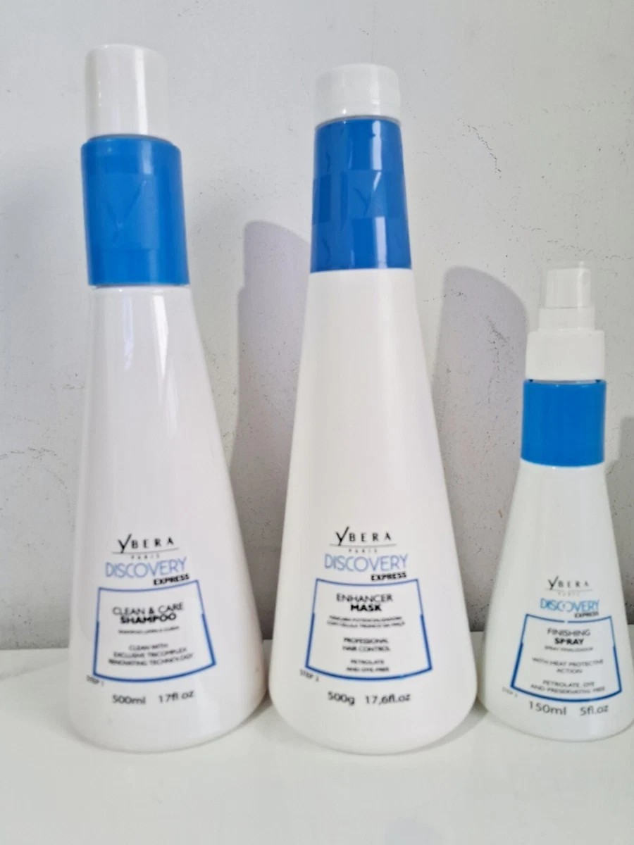 Ybera Paris Discovery Express | Shampoo Kit 500ml + Mask 500ml + Finishing 120ml