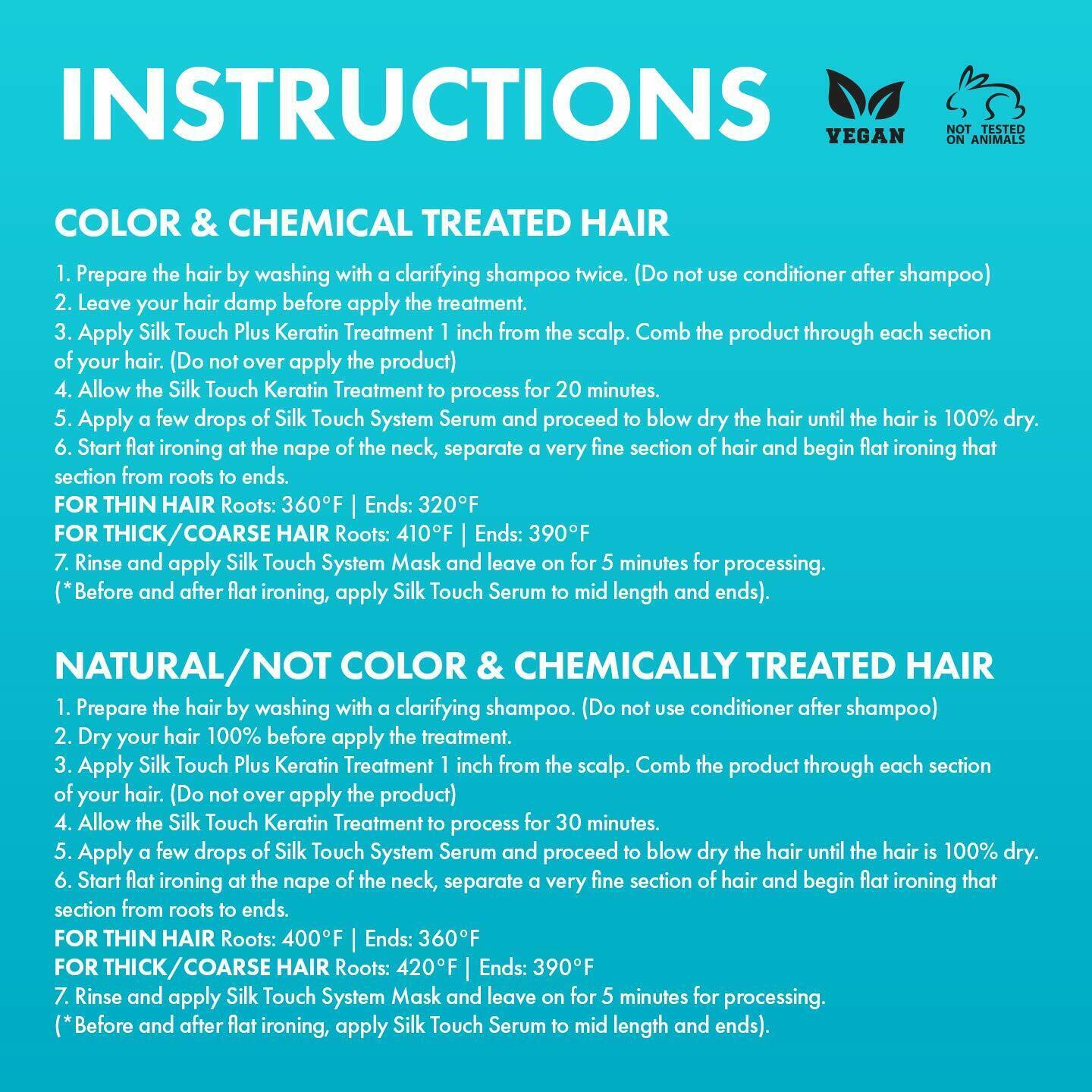 Vegan Keratin Home Kit – Formaldehyde Free (Up to 2 Applications)