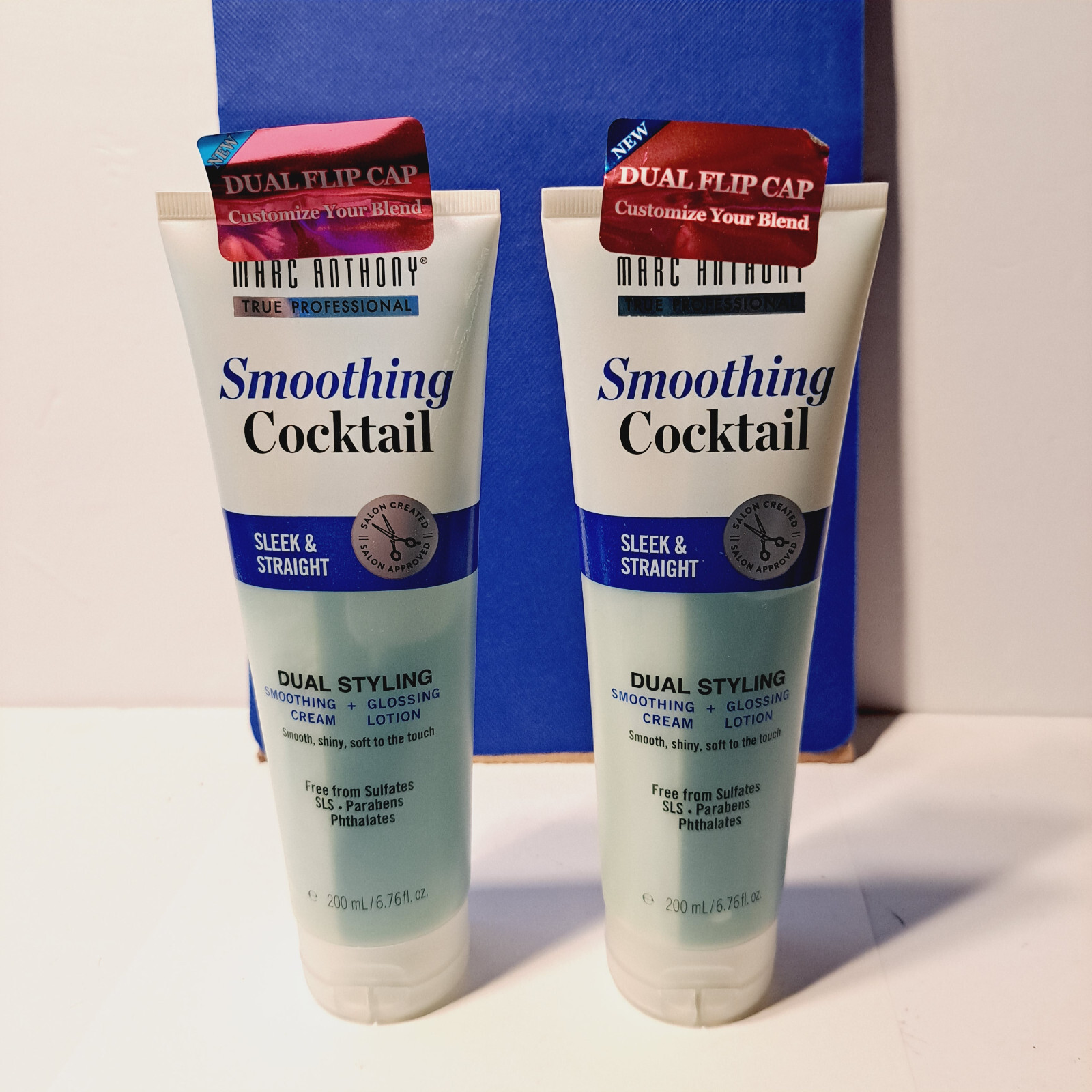 (2)Marc Anthony – Smoothing Cocktail Sleek & Straight Dual Styling 6.76 oz