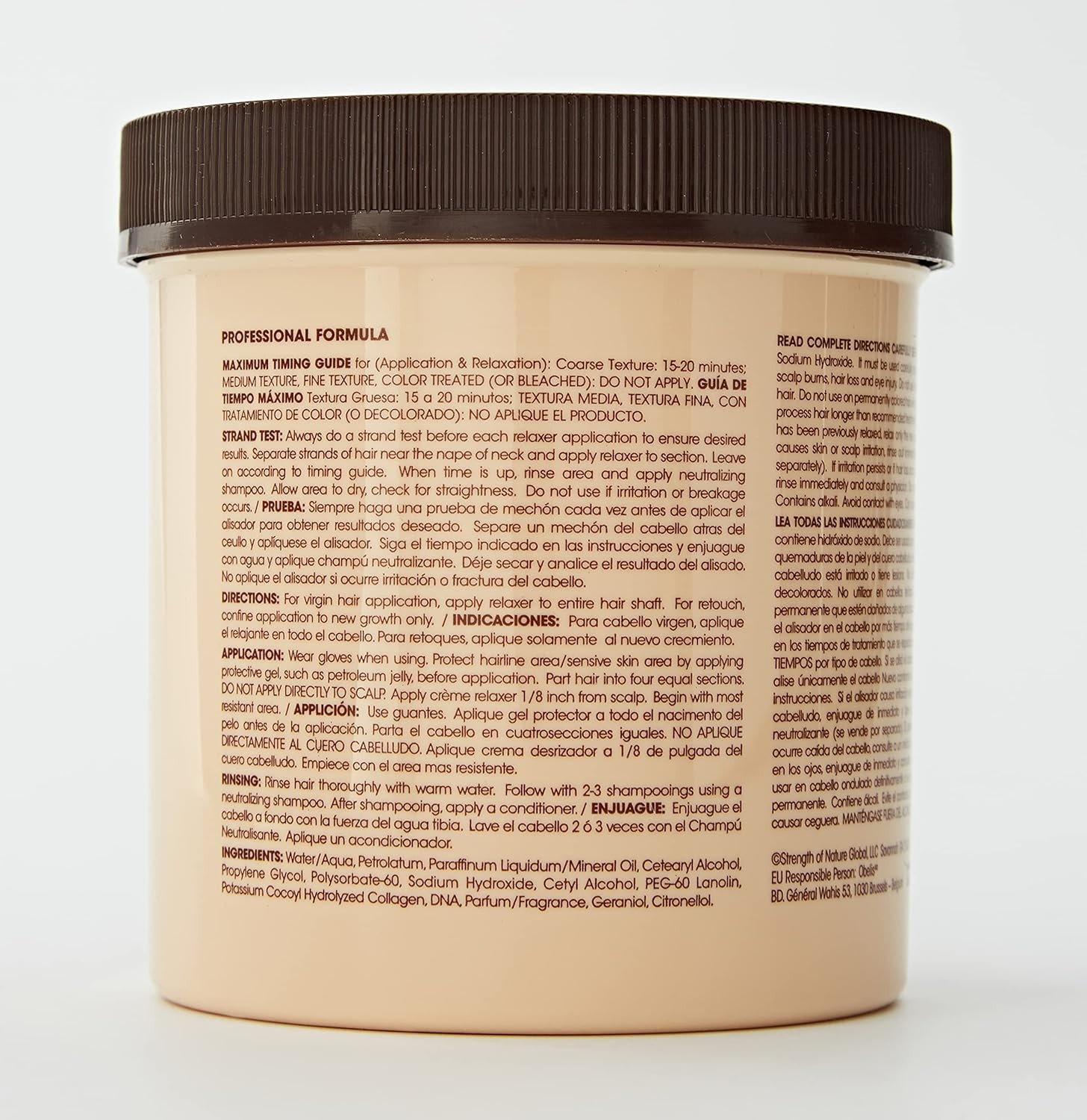 TCB No Base Creme Hair Relaxer with Protein and DNA Super 15.oz