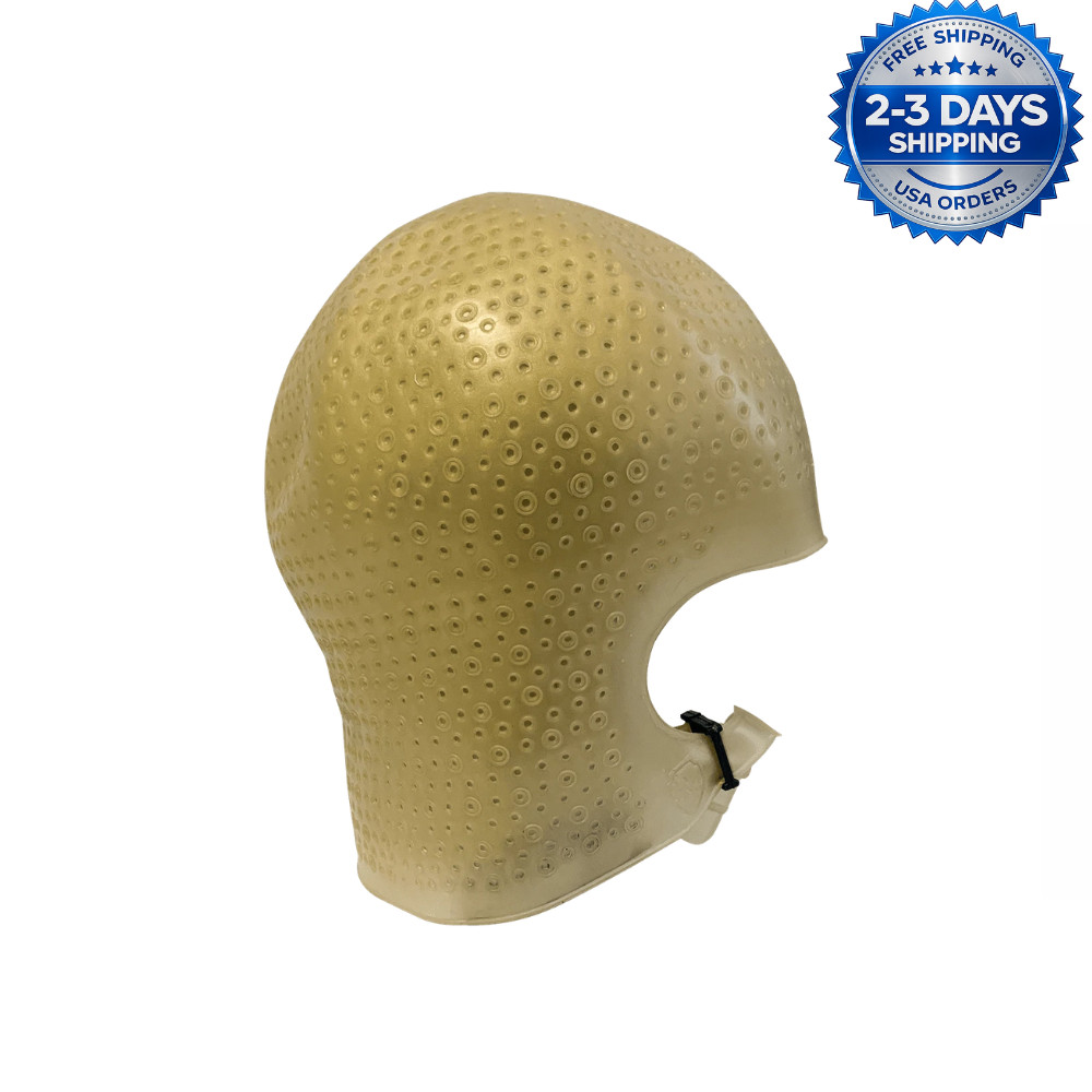 Robson Peluquero Silicone Highlight Cap 2000 Holes Golden Strong