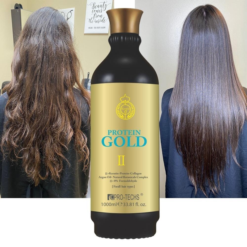 PRO-TECHS KERATIN FORMALDEHYDE FREE LAVENDER/WATER for All hair types 33.8 oz/1L
