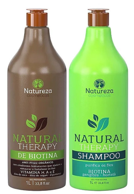 Natural Therapy Formaldehyde Free Biotin Treatment Kit 2x1L- Natureza Cosmetics