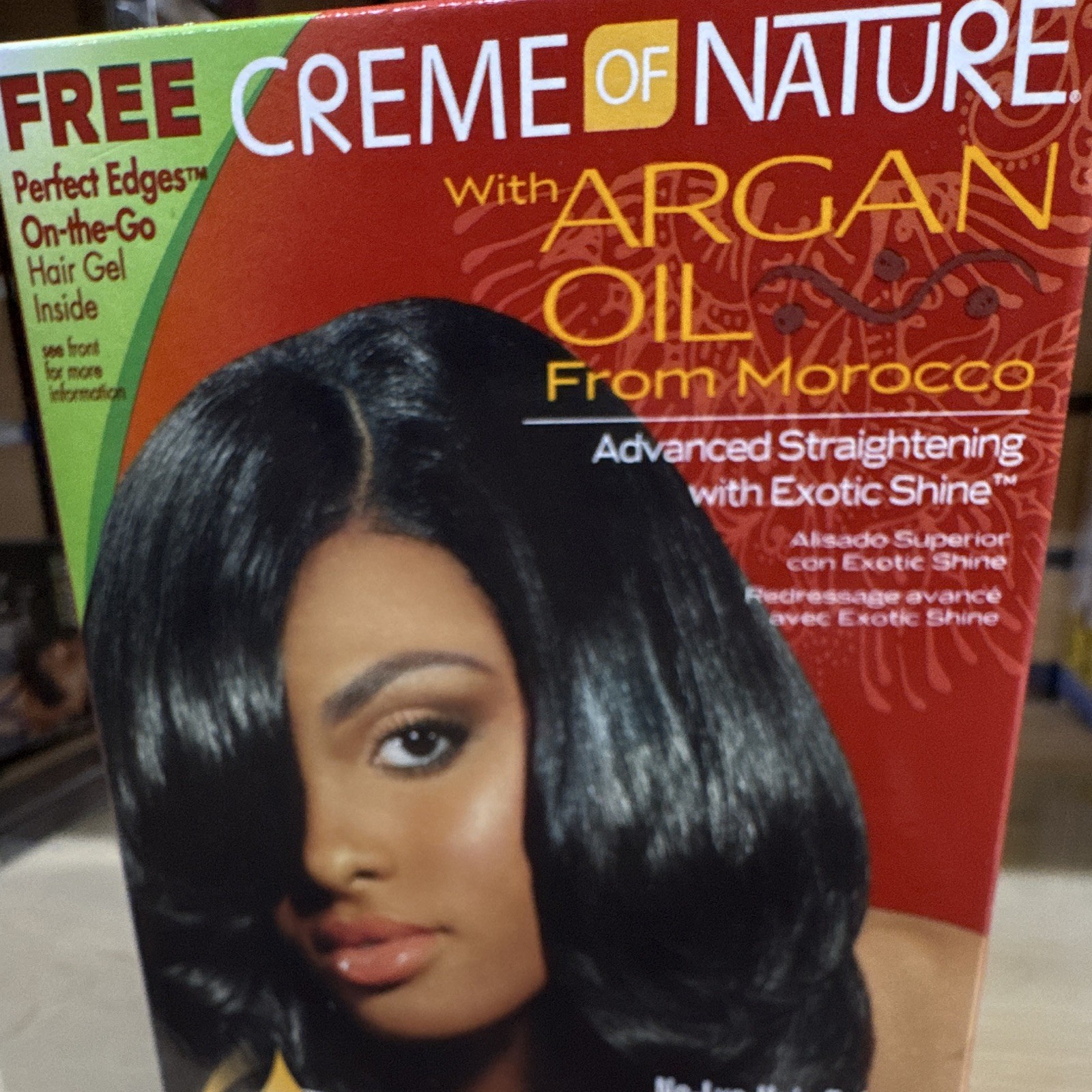 Creme of Nature Argan Oil Hair Relaxer Kit Advanced Smoothing Straightening