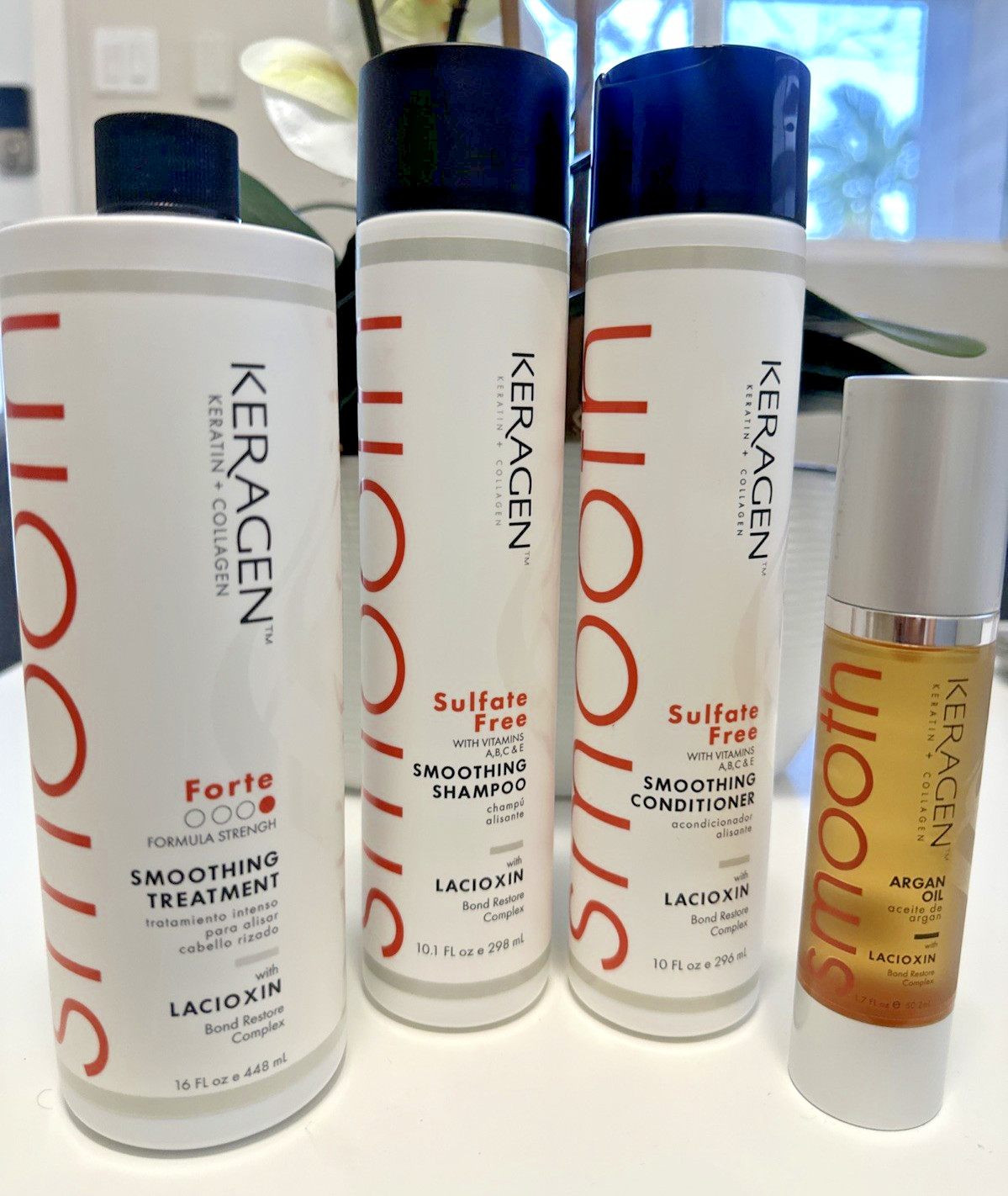 Keragen Keratin Treatment Salon Kit Forte NEW