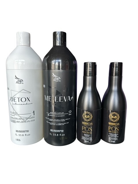 Zap Me Leva Keratin Treatment With KB Moroccan Daly Care Kit.