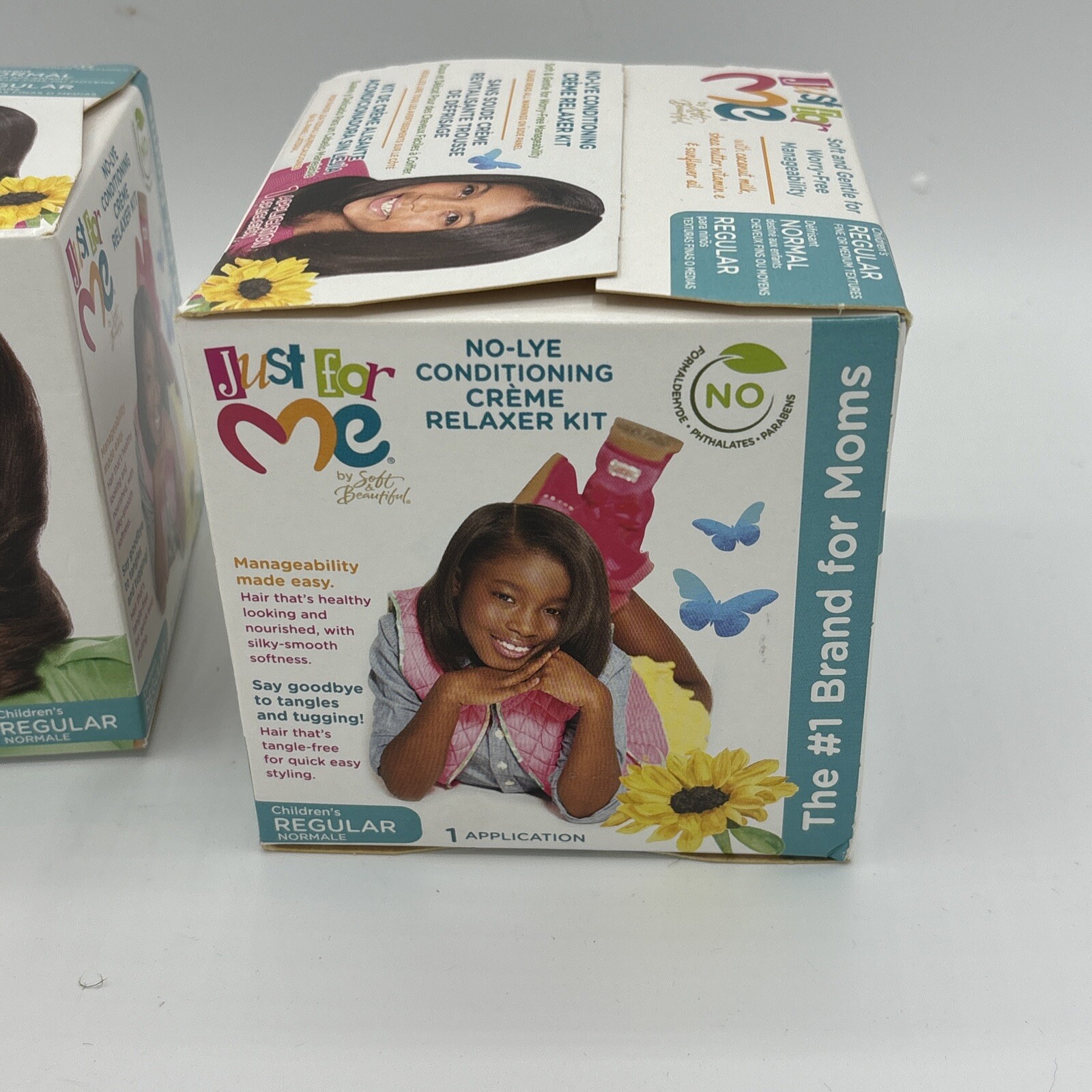 Just For Me Nolye Regular Conditioning Creme Relaxer Kit, 2 Count