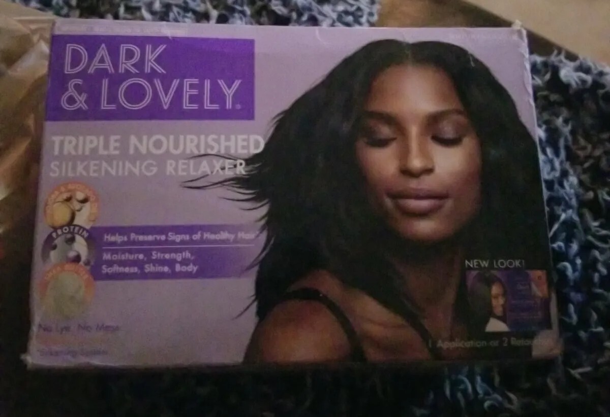 Dark & Lovely Triple Nourished Silkening Relaxer Moisture No-Lye