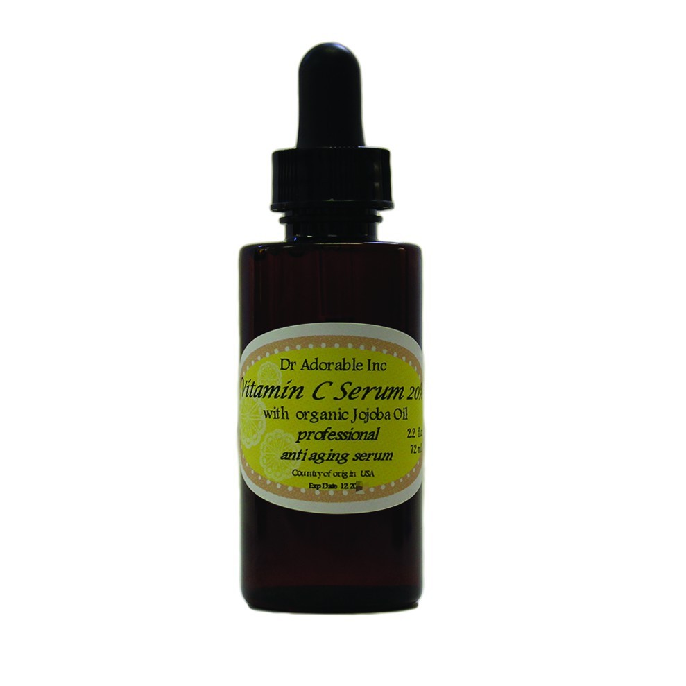 2 Oz Vitamin C Serum with Jojoba Oil Natural Anti Aging Moisturizer Anti Wrinkle