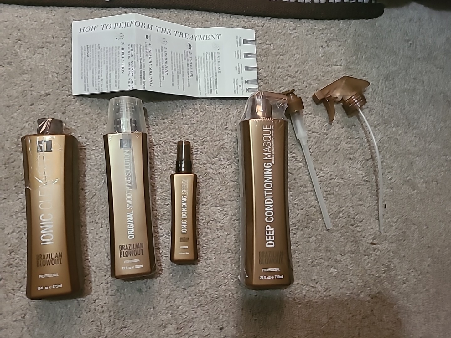 Brazilian Blowout 1,2,3 And Deep Conditioning Masque