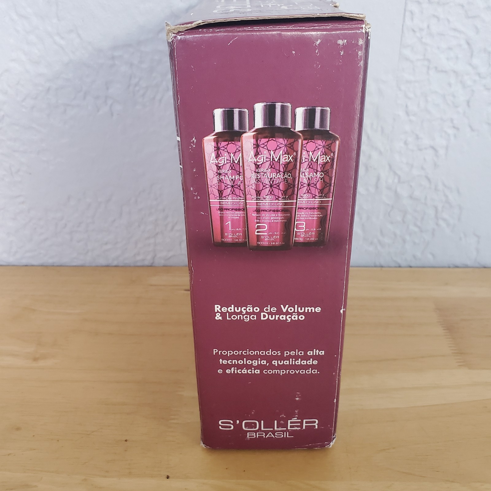 Agi Max Kera-X S’oller Semi di Lino Hair Straight Treatment 500ml/16.22 oz READ