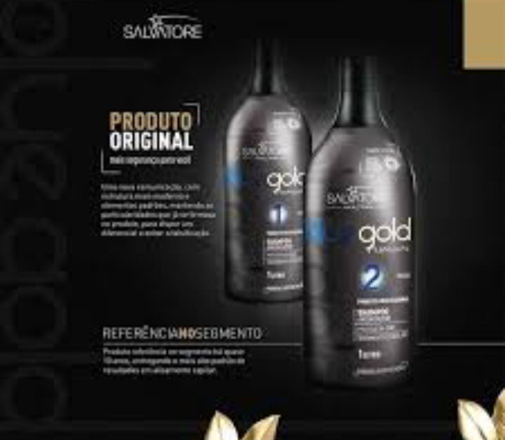 Salvatore Blue Gold Premium Brazilian Keratin Treatment Progressive Brush 2x1L