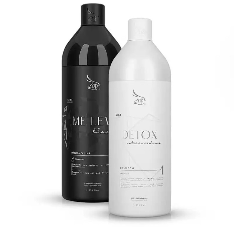ZAP ME LEVA KERATIN HAIR TREATMENT KIT 2 X 1000ml 35oz