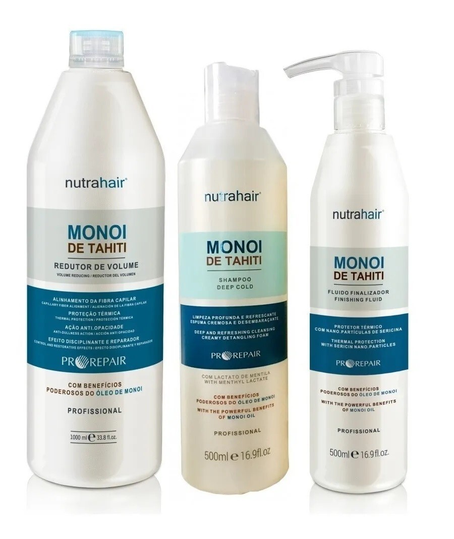 Treatment Keratin NUTRAHAIR MONOI THAITI + NUTRAHAIR SOS PHASE A AND B
