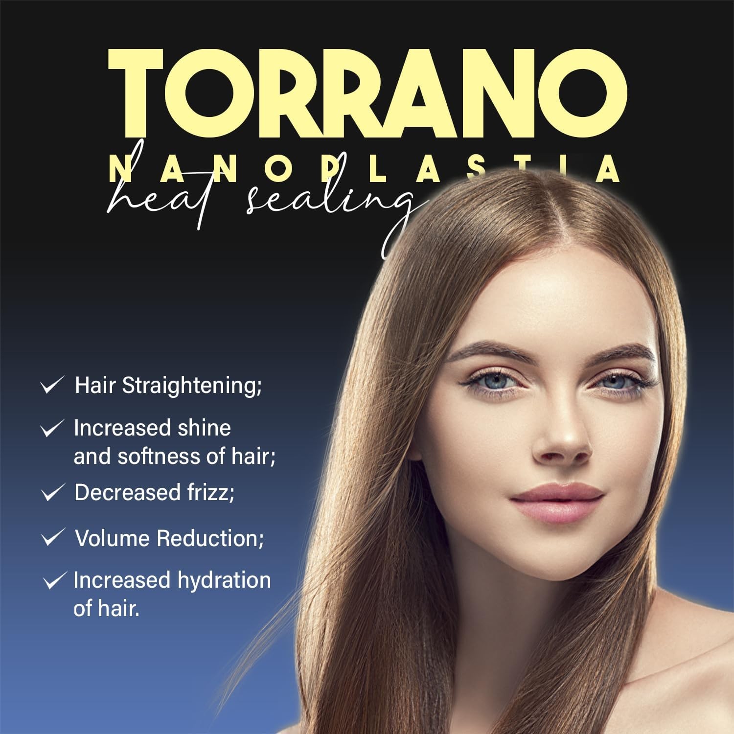 Torrano Cream Nano Keratin Hair Treatment, Straightening Hair 1 Step, Formald…