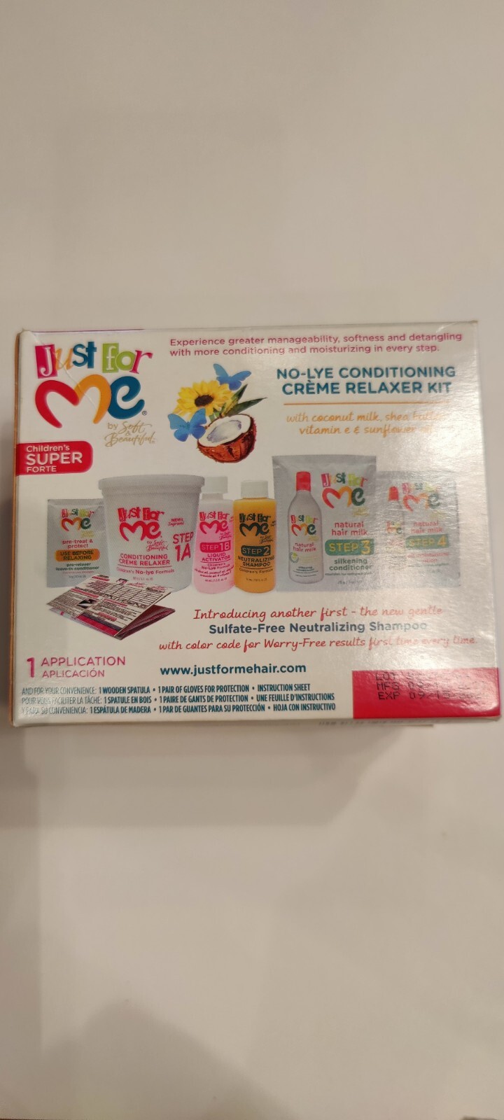 SOFT & BEAUTIFUL JUST FOR ME NO-LYE CONDITIONING Ceam KIT SUPER