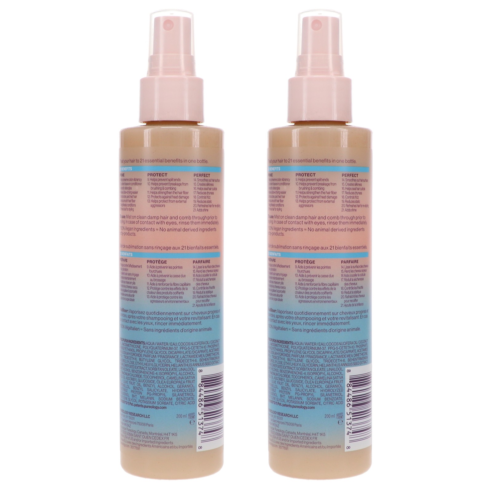 Pureology Color Fanatic 21 Essential Benefits Multi-Tasking Leave-In Spray 6.7