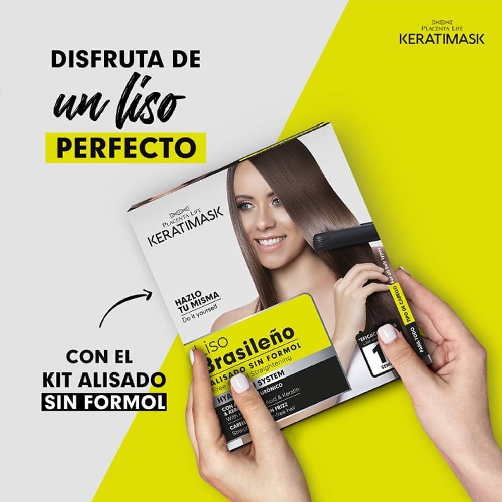 PLACENTA LIFE KERATIMASK Brazilian Straightening Kit Keratin Treatment