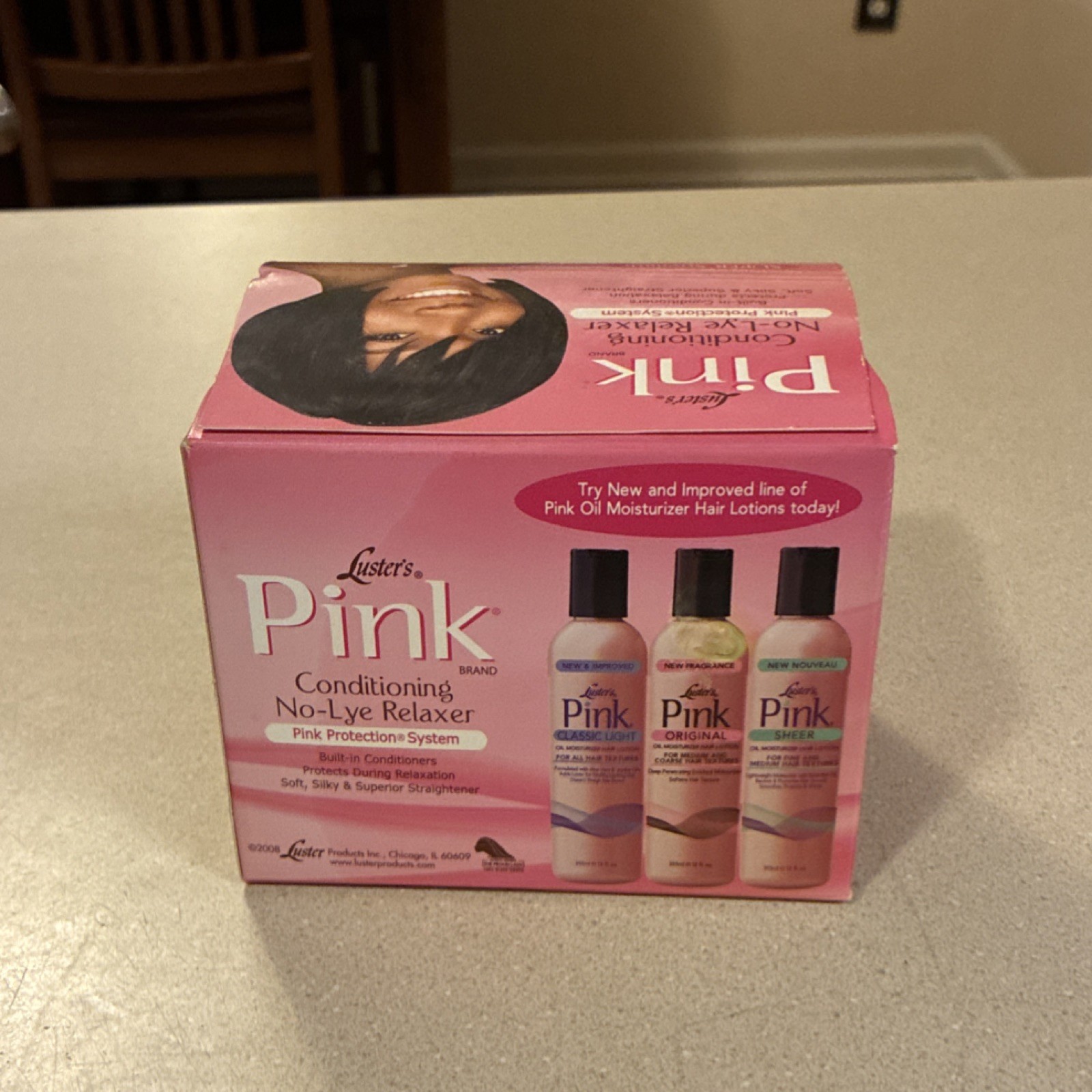 Luster’s Pink Protection System No-Lye Relaxer Super Strength 3.75 oz