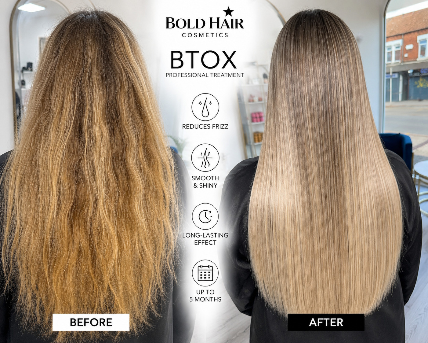 BOLD HAIR Purple Hair Botox Treatment, Organic, No Formaldehyde