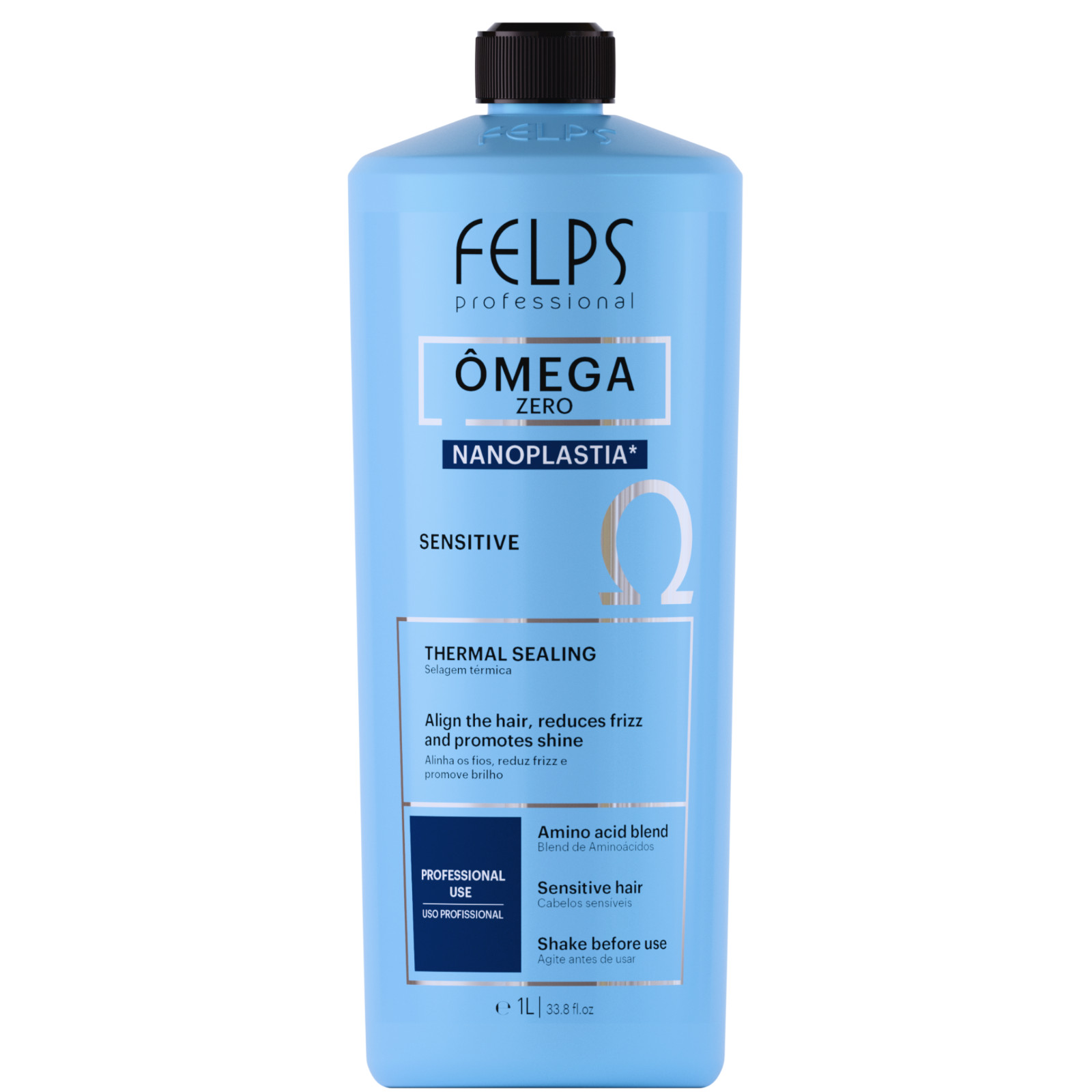 Felps Omega Zero Sensitive Unique Thermal Sealing – 33.8 fl Oz – 1L