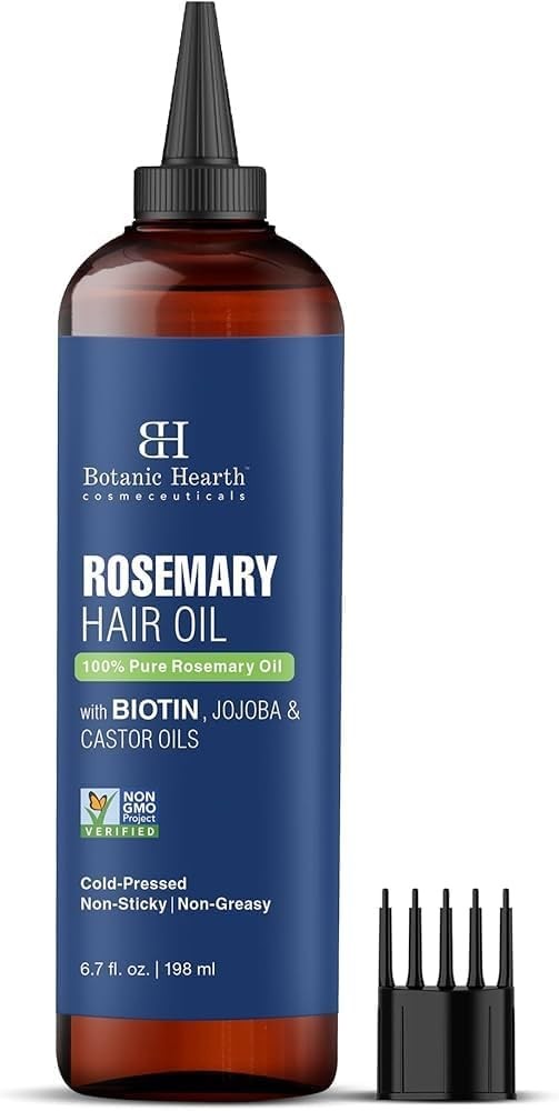 Hair Oil for Hair Growth | Rosemary Oil for Hair Growth with Biotin, Castor &…