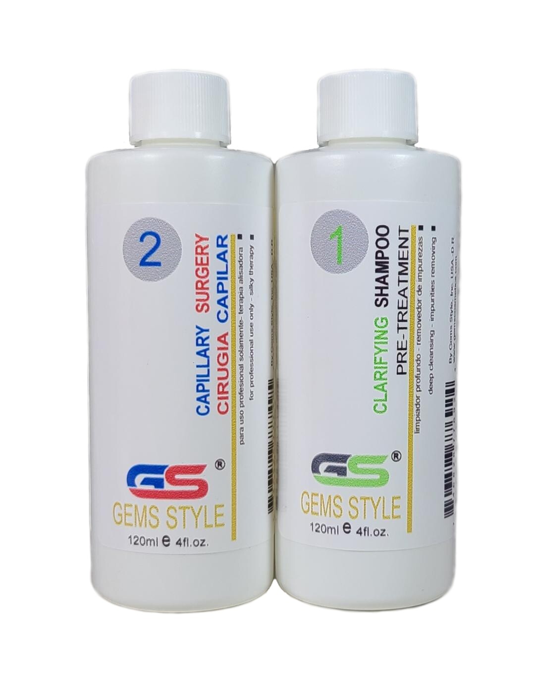 GS GEMS STYLE Hair Surgery Organic Hair Treatment For All Hair type 4oz/120ml