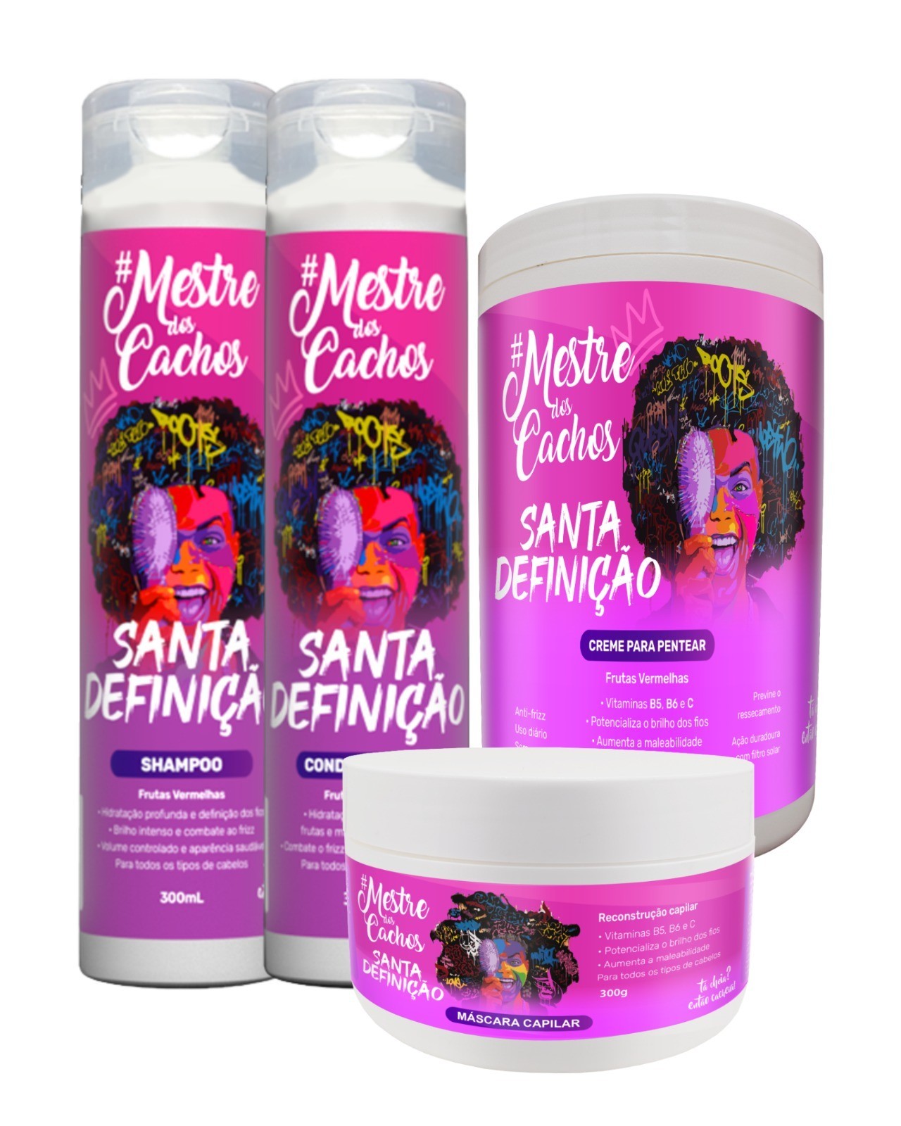 Santa Definition Kit 3x300ml + 1kg Mestre Dos Cachos / Santa Definition Line