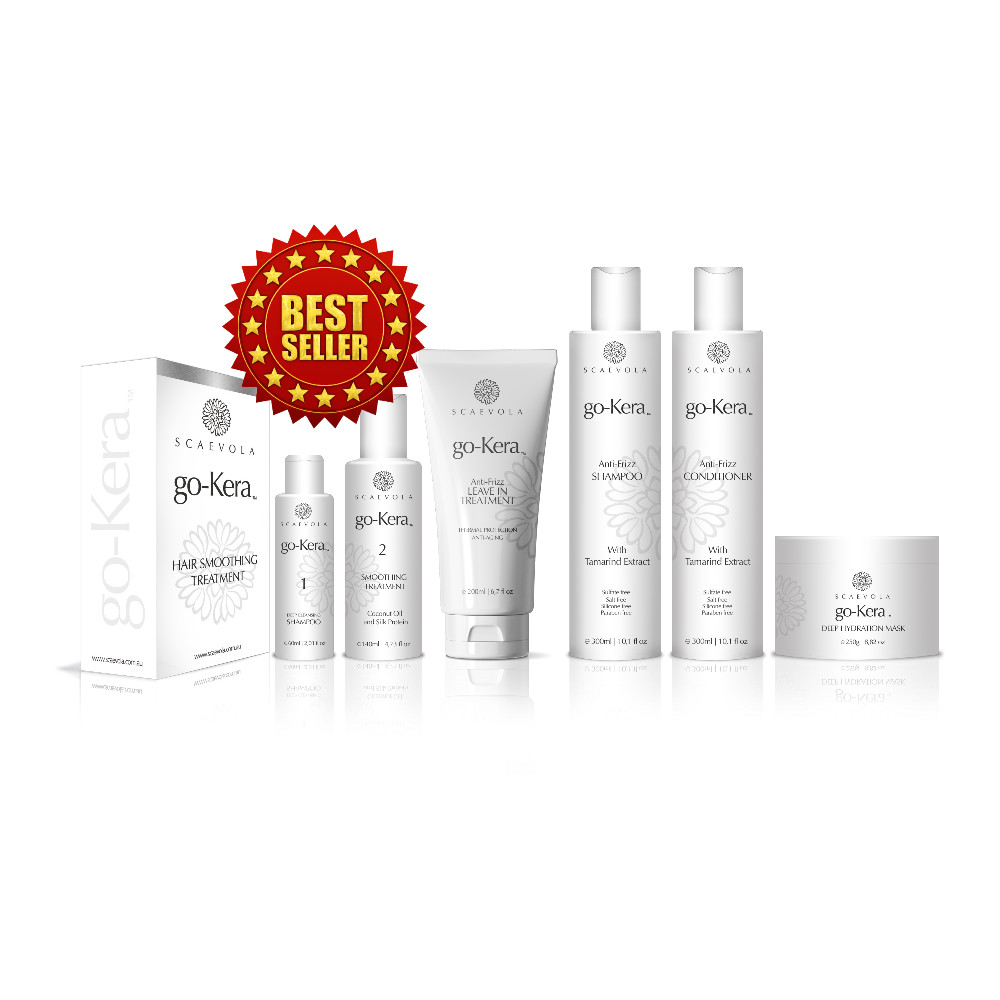 go-Kera™ Keratin Smoothing Treatment Bundle (FREE Deep Hydration Mask)