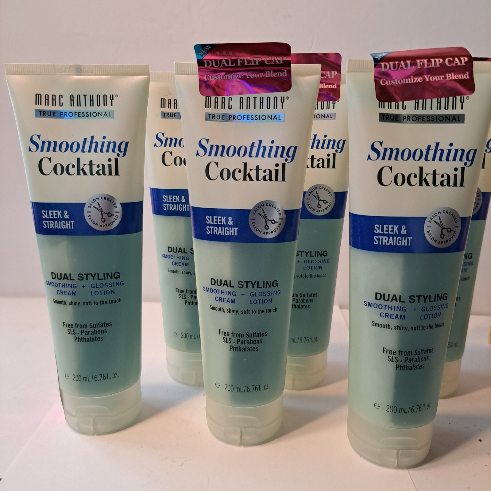 (6) Marc Anthony – Smoothing Cocktail Sleek & Straight Dual Styling 6.76 oz