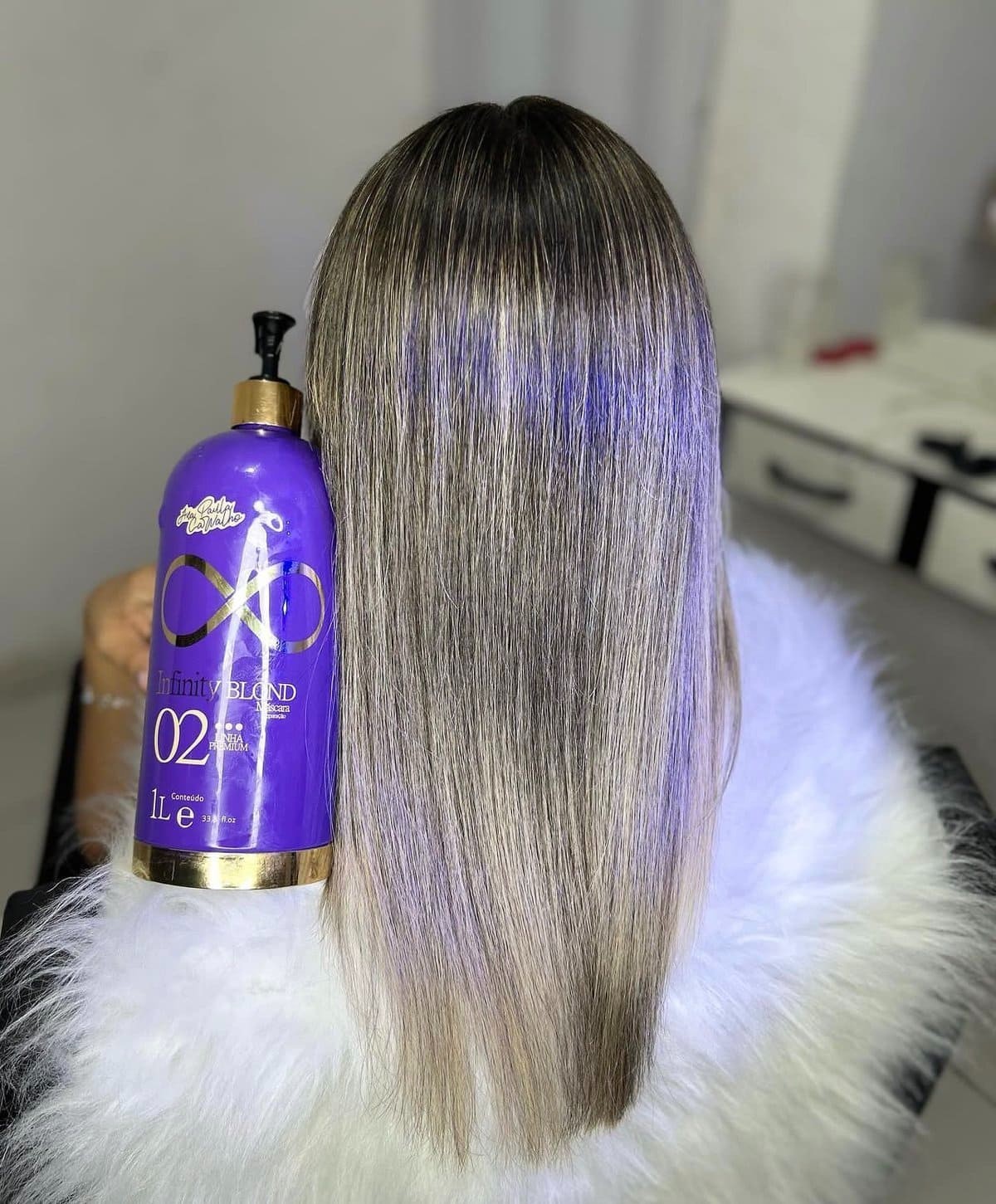 Infinity Blond Progressive Straightening Kit Ana Paula Carvalho / Shampoo + Mask