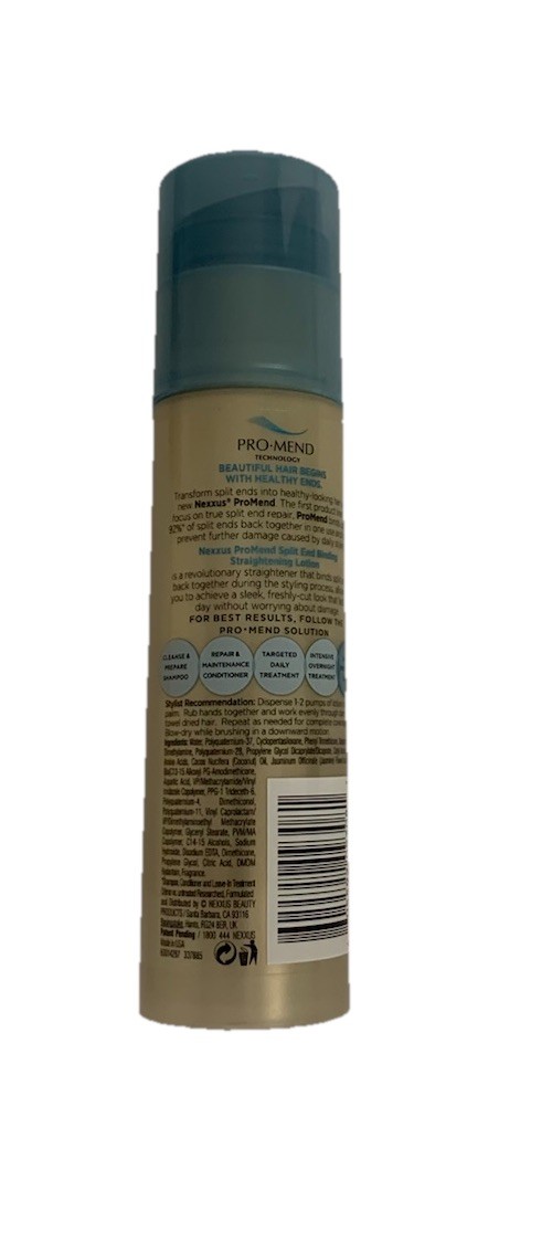 1) Nexxus Pro-Mend Split End Binding Straightening Lotion Styling Hair Treatment